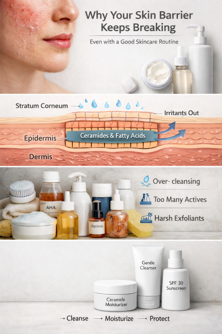 Why your skin barrier keeps breaking even with a good skincare routine